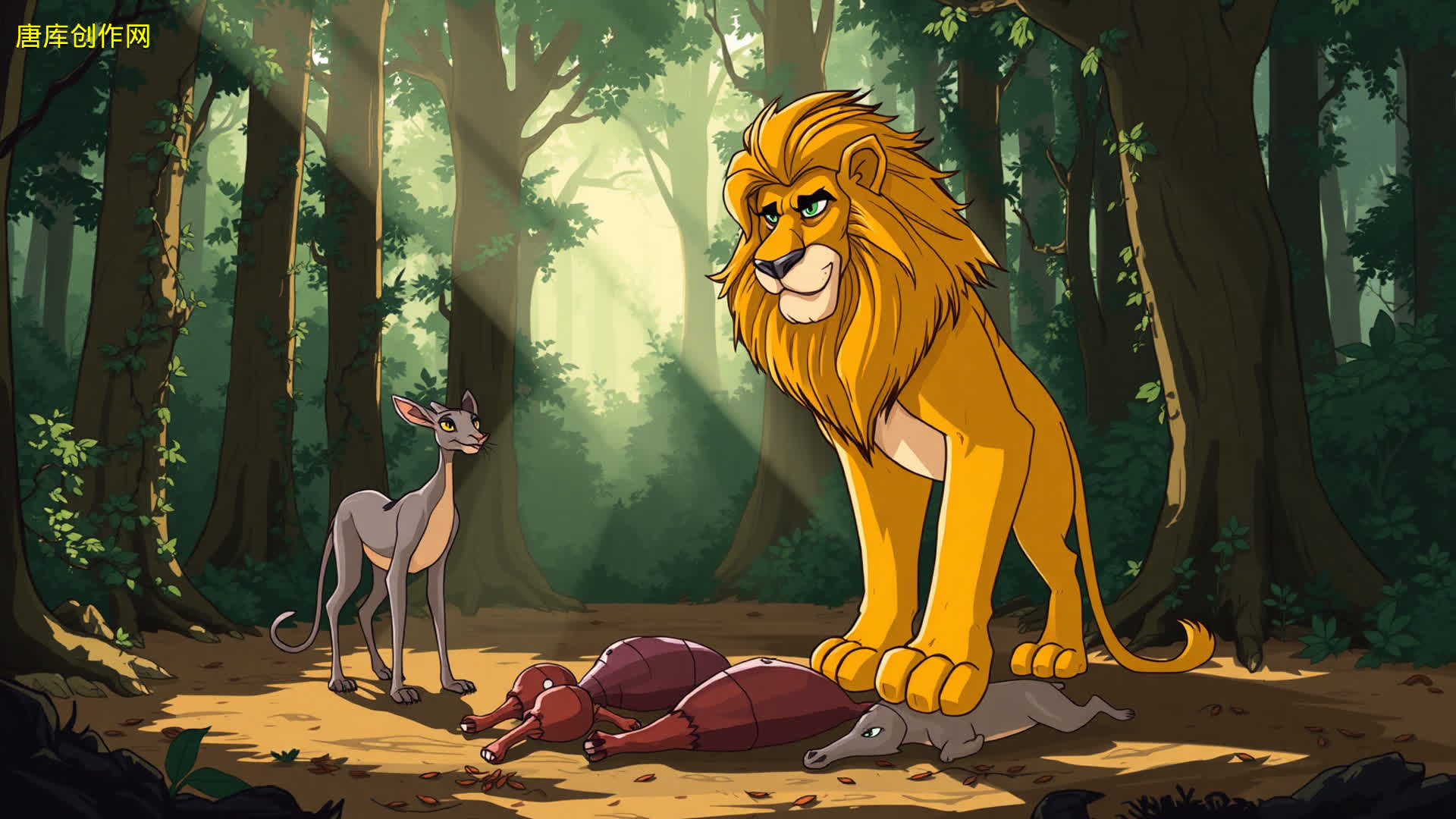 Chapter 100 The Wild Ass and the Lion（野驴和狮子）.jpg