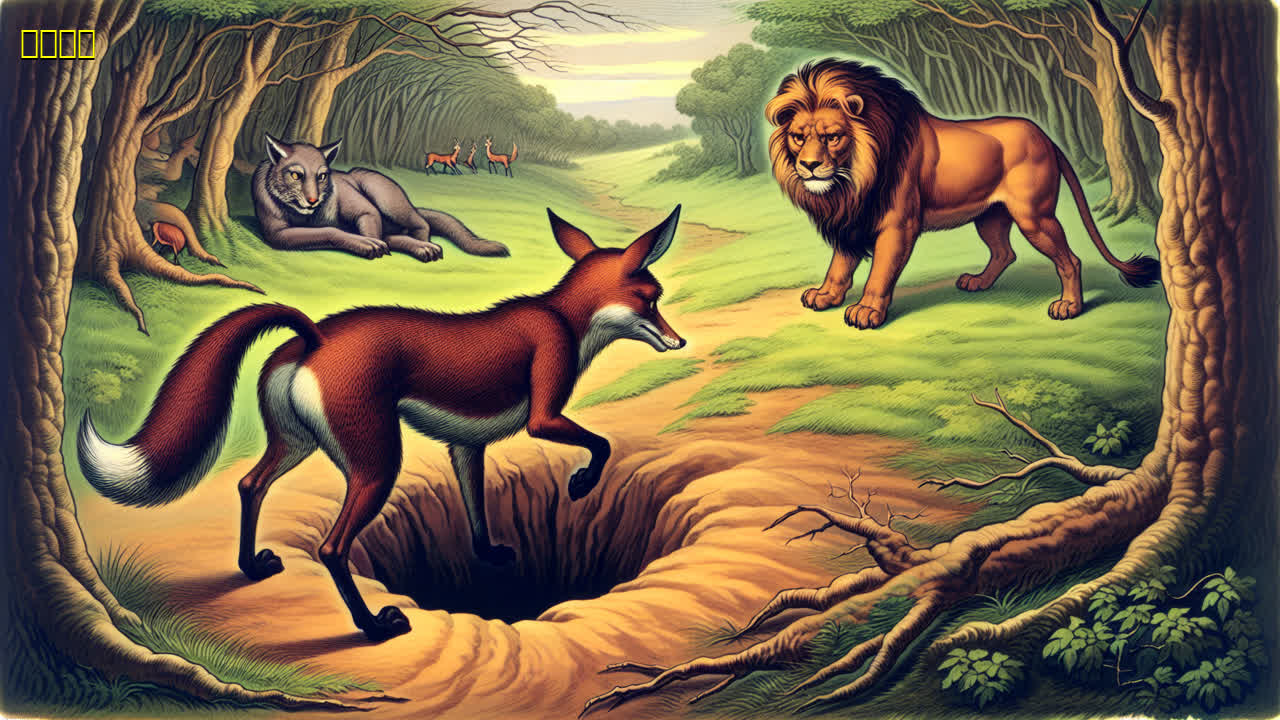 Chapter 26 The Ass, the Fox, and the Lion（驴子、狐狸和狮子）.jpg