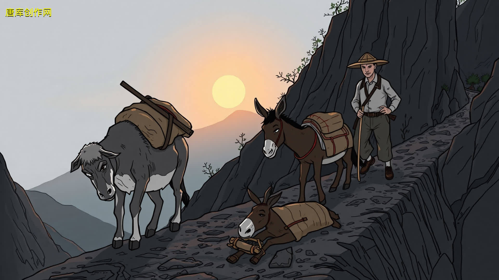 Chapter 50 The Ass and the Mule（驴和骡子）.jpg