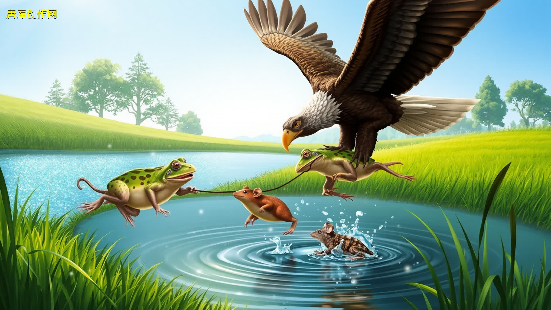 Chapter 87 The Mouse, the Frog, and the Hawk（老鼠、青蛙和鹰）.jpg