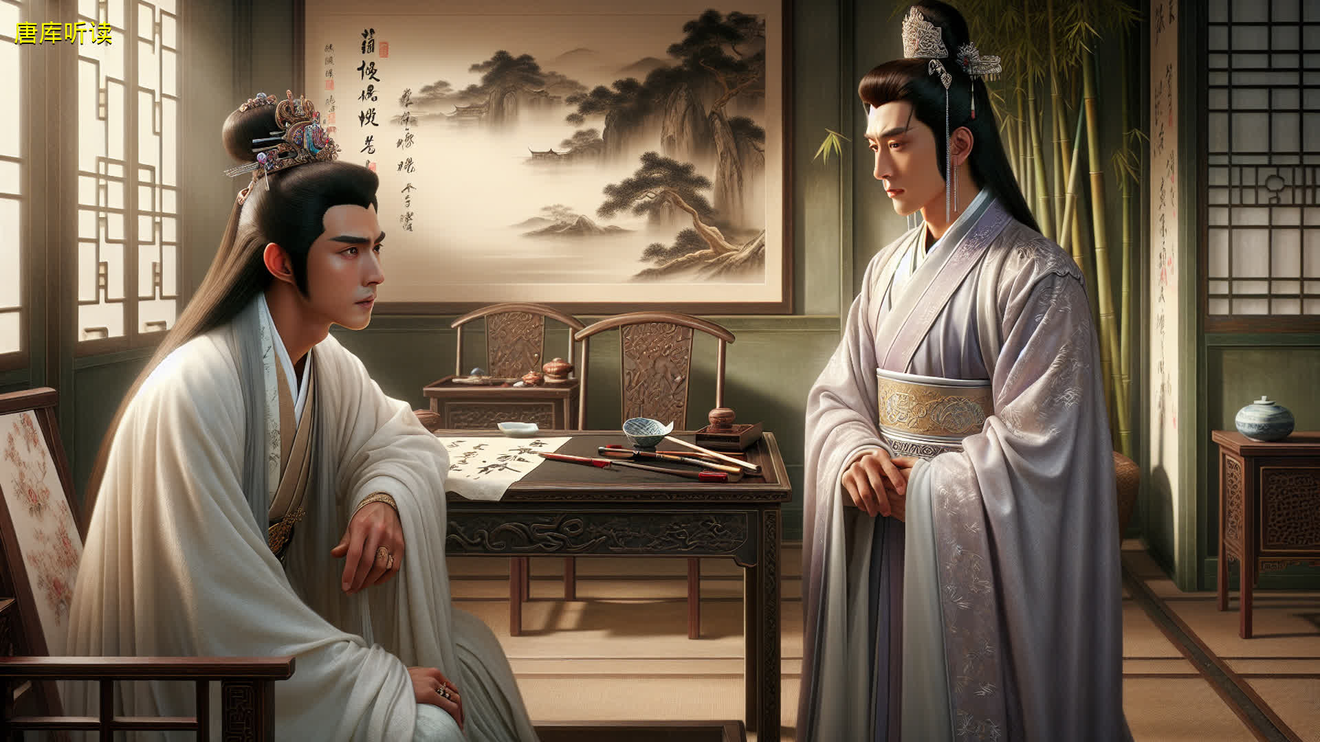 第二十二回　听曲文宝玉悟禅机　制灯迷贾政悲谶语.jpg