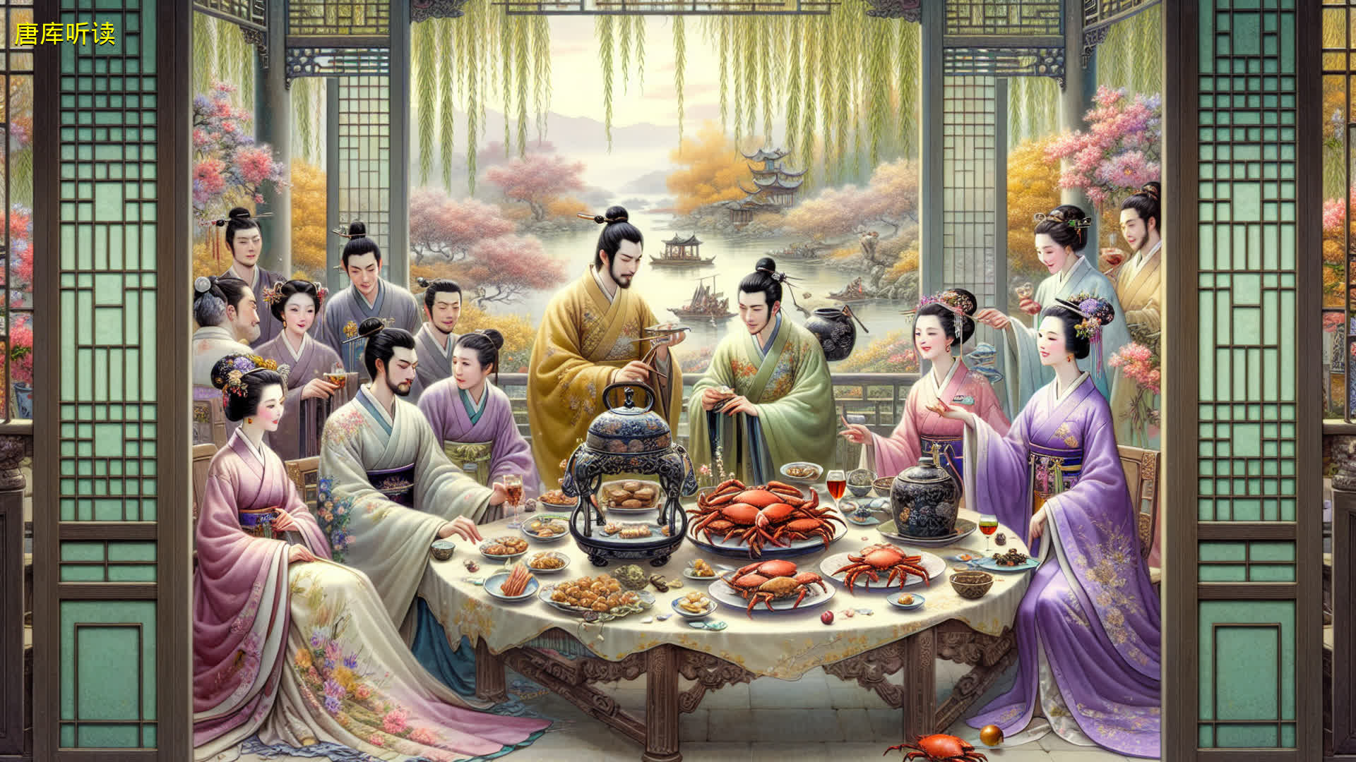 第三十八回　林潇湘魁夺菊花诗　薛蘅芜讽和螃蟹咏.jpg