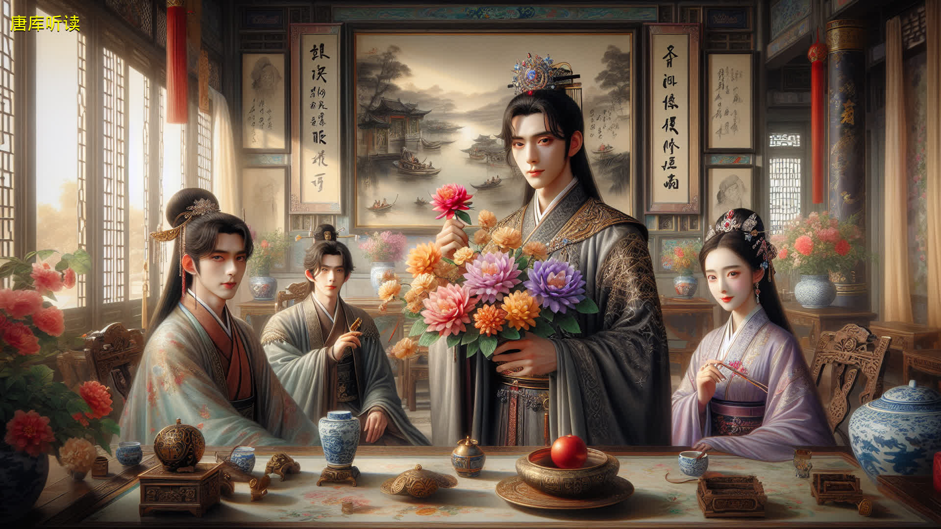 第七回　送宫花贾琏戏熙凤　宴宁府宝玉会秦钟.jpg