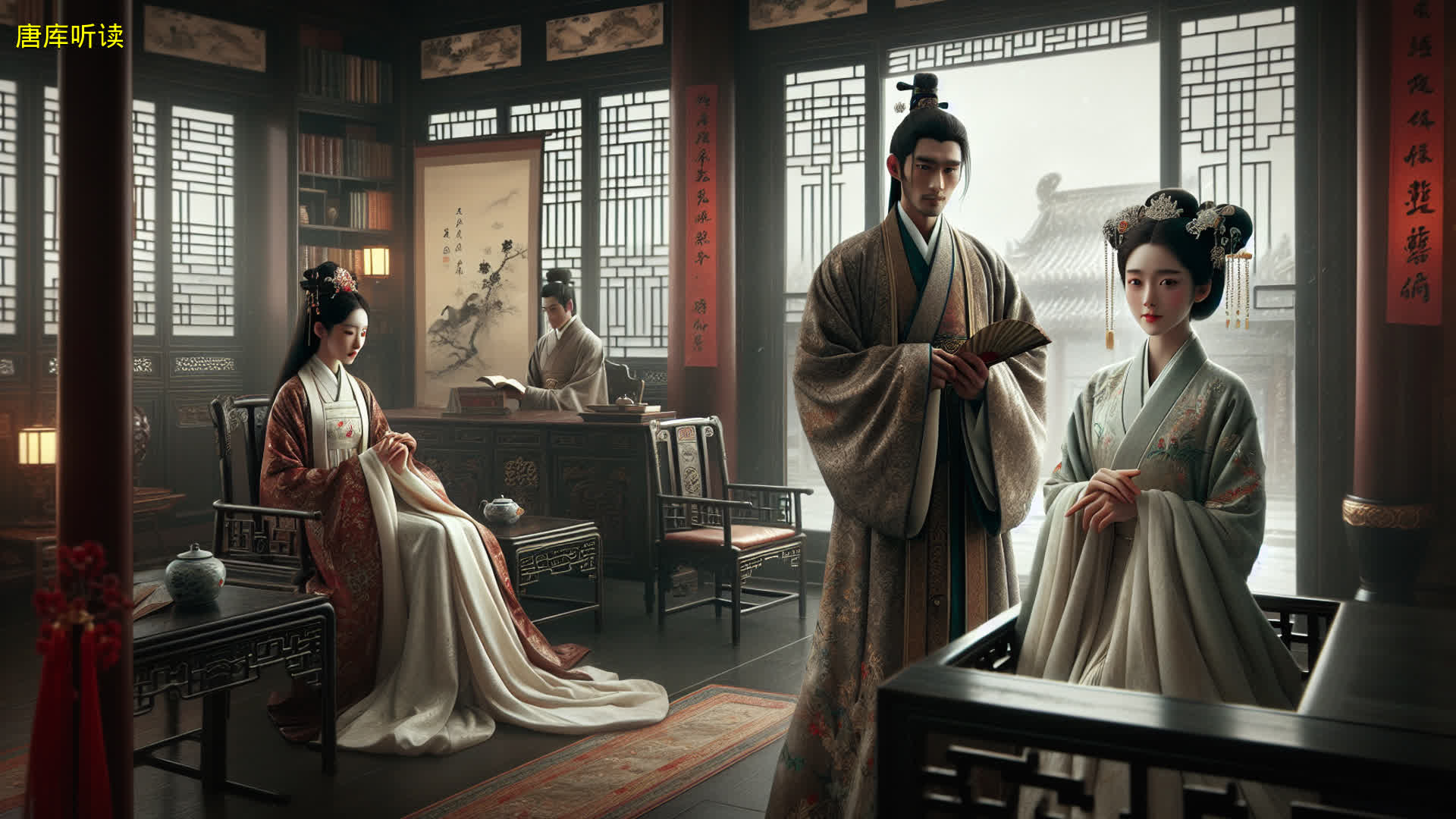 第八回　比通灵金莺微露意　探宝钗黛玉半含酸.jpg
